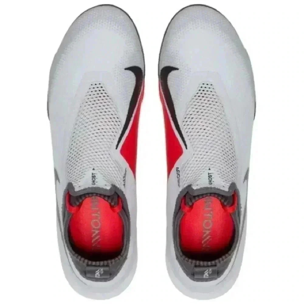 Nike White Black Red Indoor Soccer Shoes